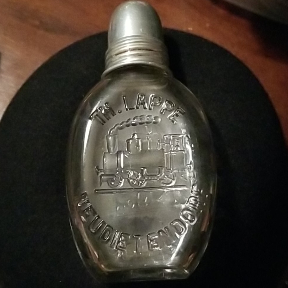 Antique Flask with Cork and Lid